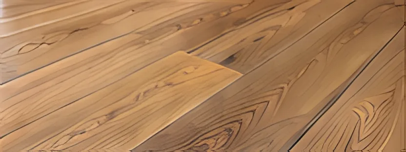 Close-up of warm natural oak floorboards